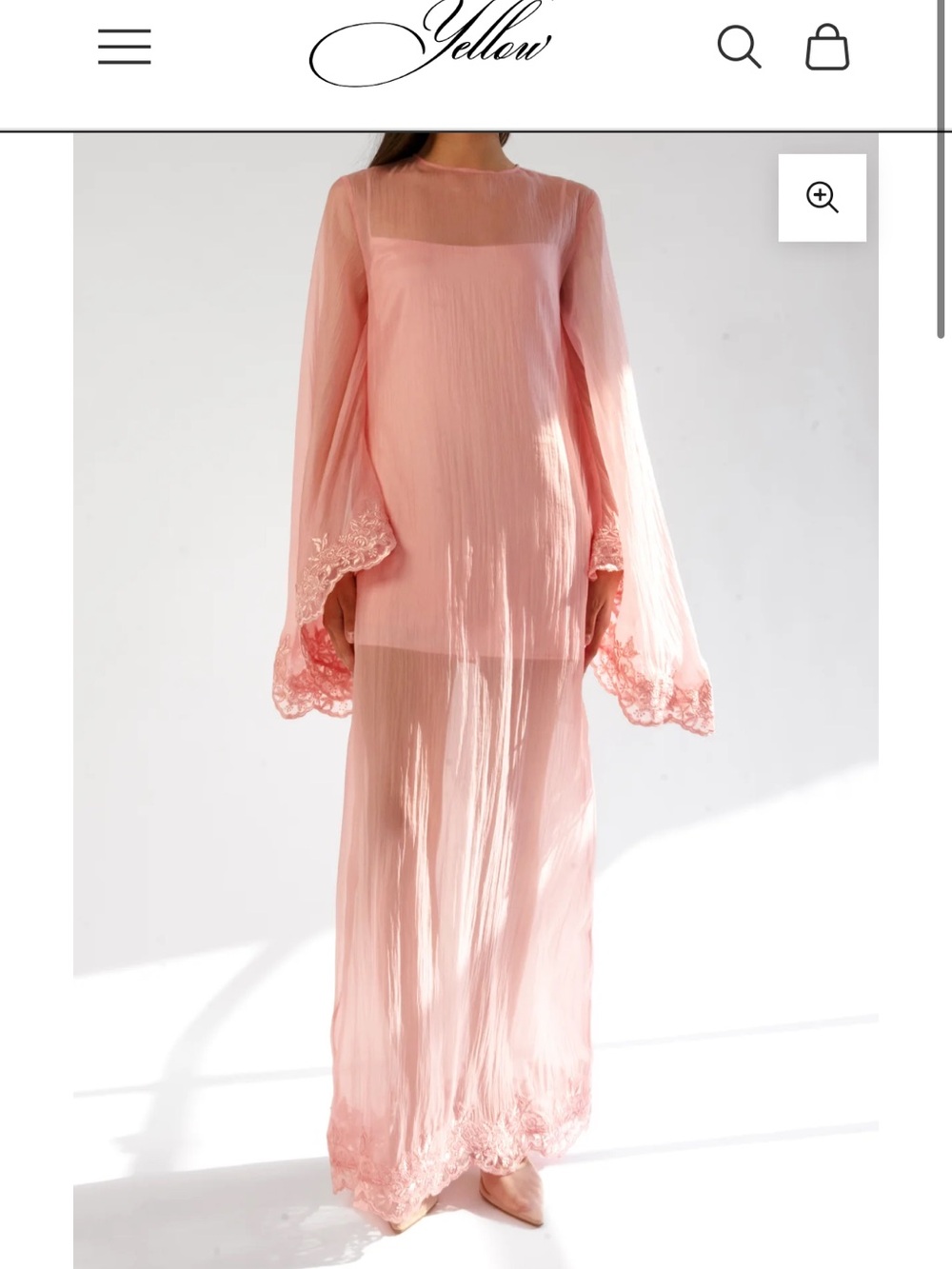 NWT Yellow the Label Elowen Organza Dress